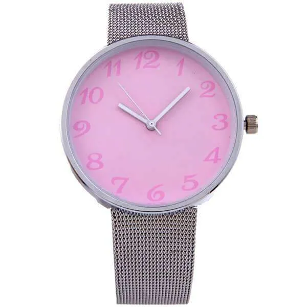 Stainless Mesh Band Watch