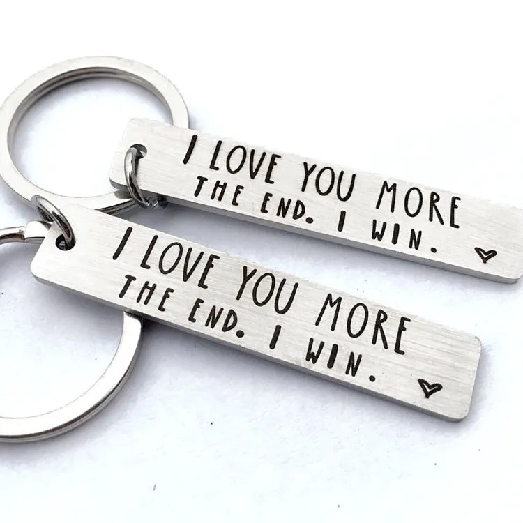 Stainless Steel  Valentine's Day Gift Keychain