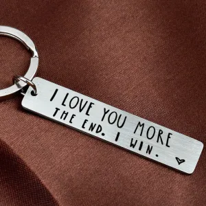 Stainless Steel  Valentine's Day Gift Keychain