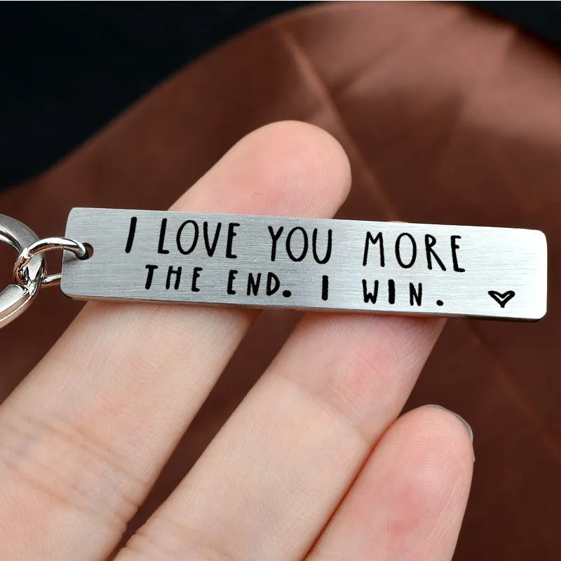 Stainless Steel  Valentine's Day Gift Keychain