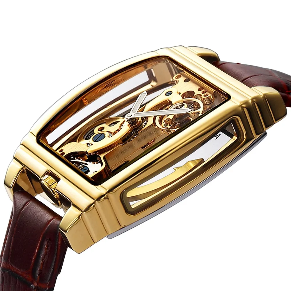 Steampunk  Transparent Mechanical Watch
