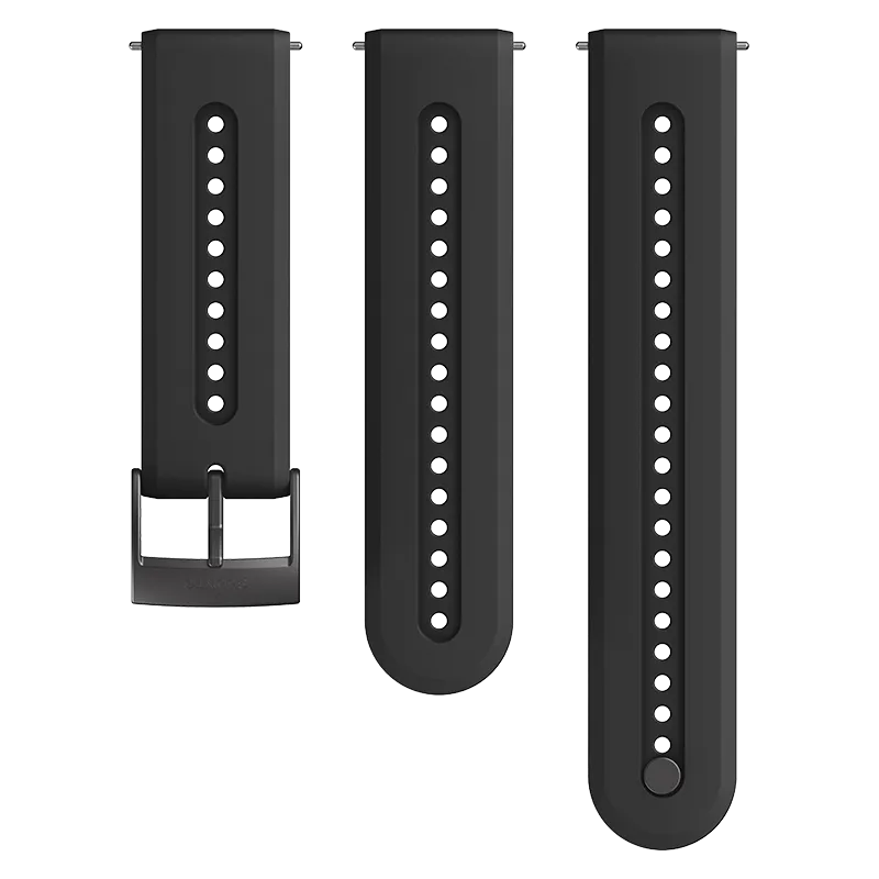 Suunto 24mm Athletic 7 Silicone Strap Charcoal Black Size S M