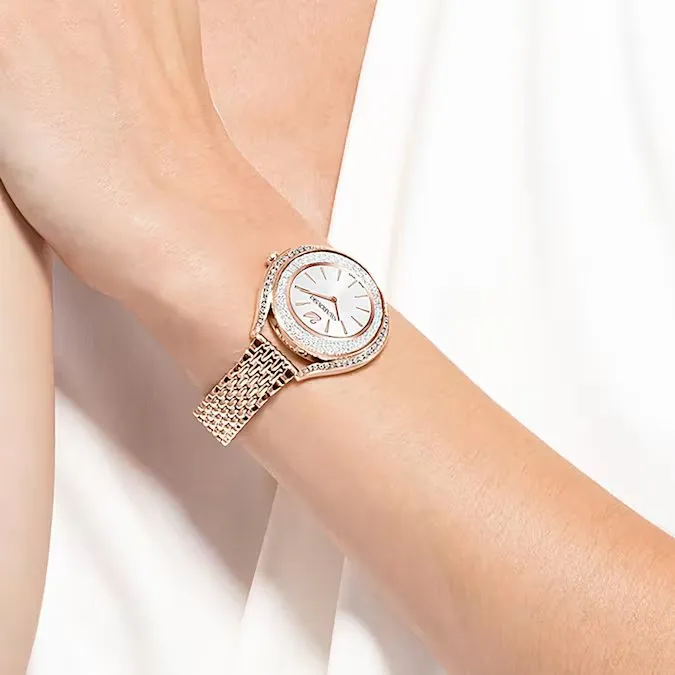 Swarovski Crystalline Aura Ladies Rose Gold Watch 5519459