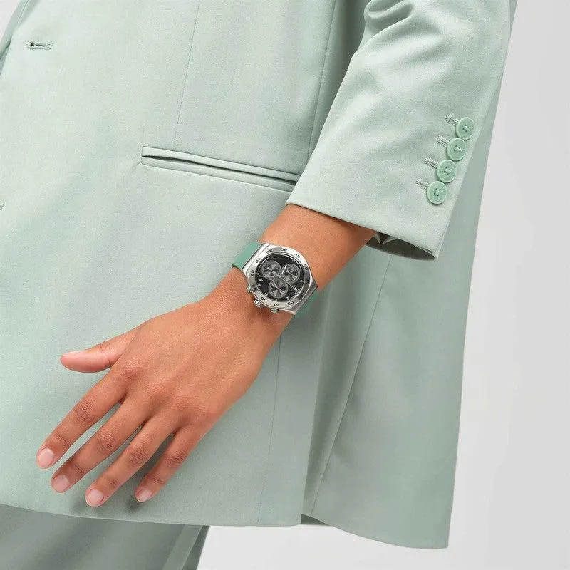 Swatch CARBONIC GREEN Watch YVS525