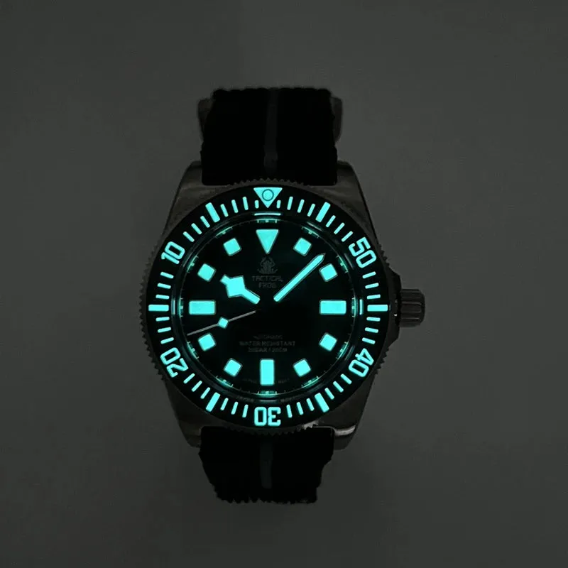Tactical Frog Titanium Watch FXD Diving 42Mm NH35 Automatic Mechanical Movement Sapphire BGW9 Luminous 200M Dive Men Wristwatch