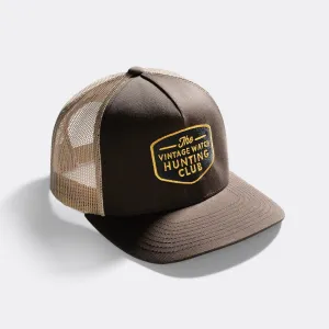 The Vintage Watch Hunting Club Brown Ballcap