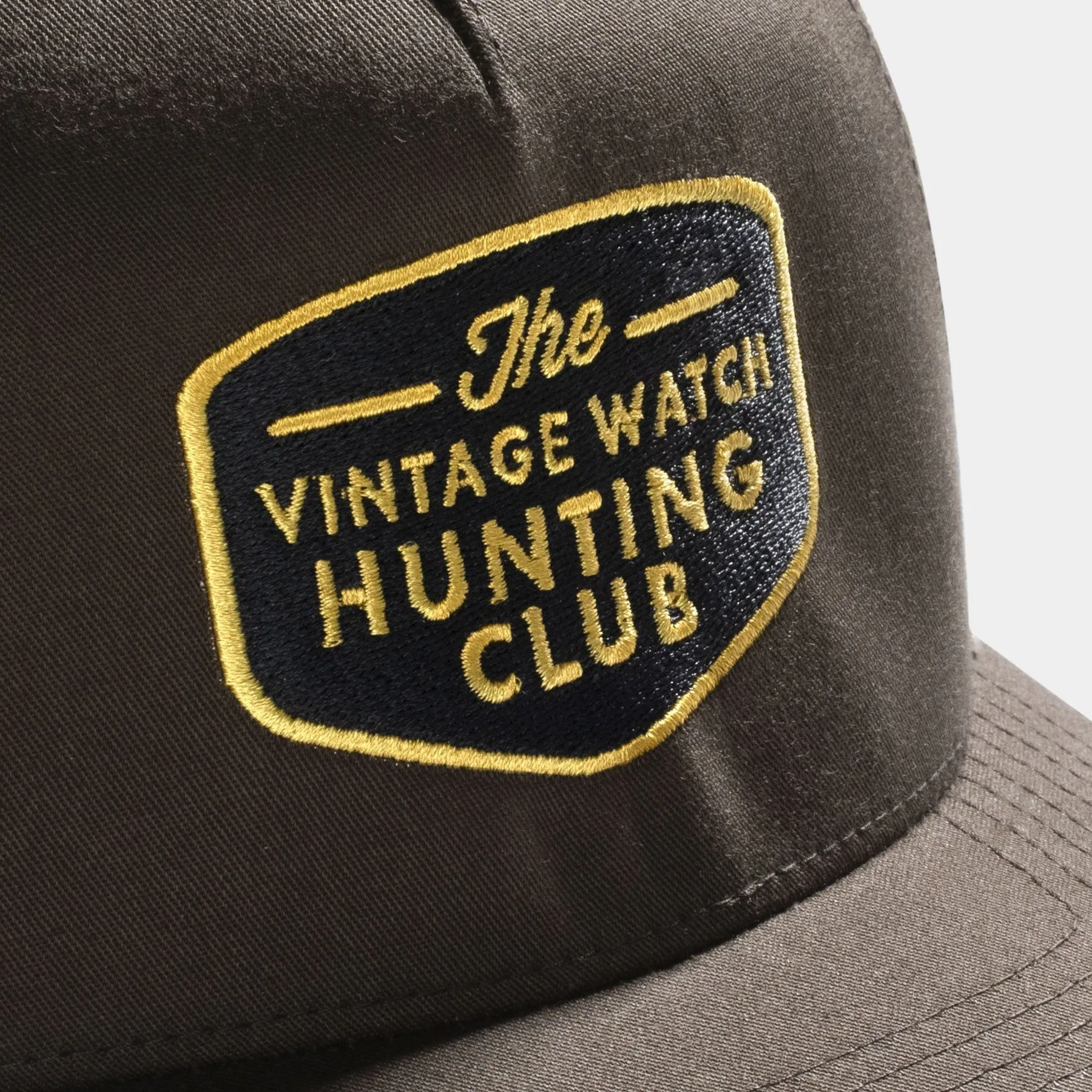 The Vintage Watch Hunting Club Brown Ballcap