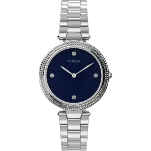 Timex Blue Dial Analog Women Watch - TW2V24000