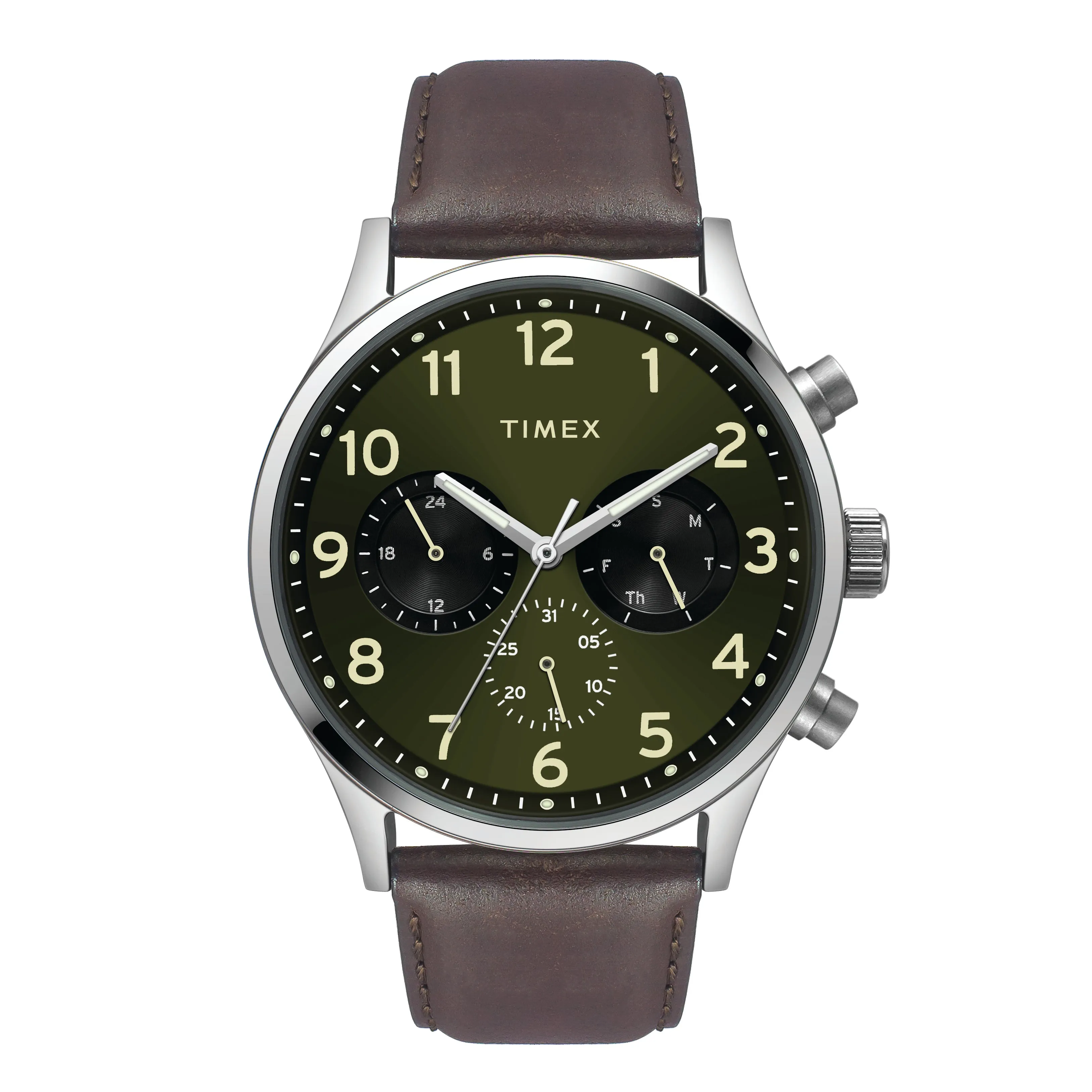 Timex Green Dial Men Multifunction Watch - TWEG19600