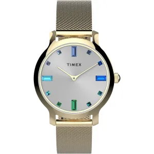 Timex Silver-Tone Dial Analog Women Watch - TW2U86900