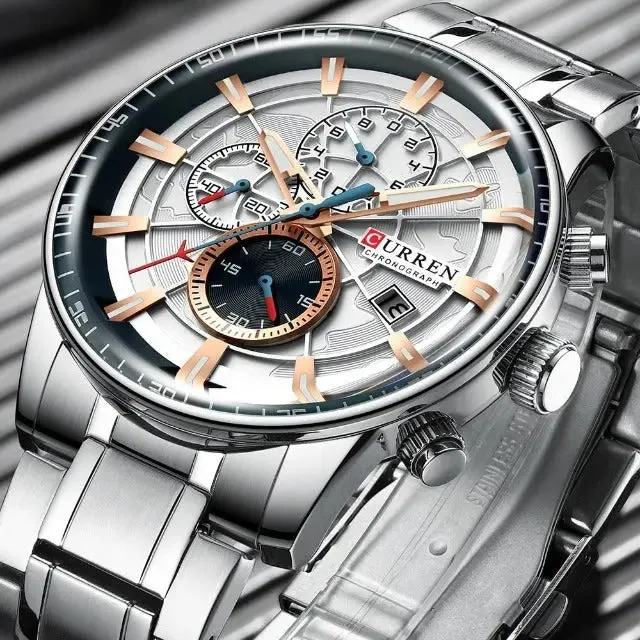 Top Luxury Brand Fashion Quartz Men's Watch