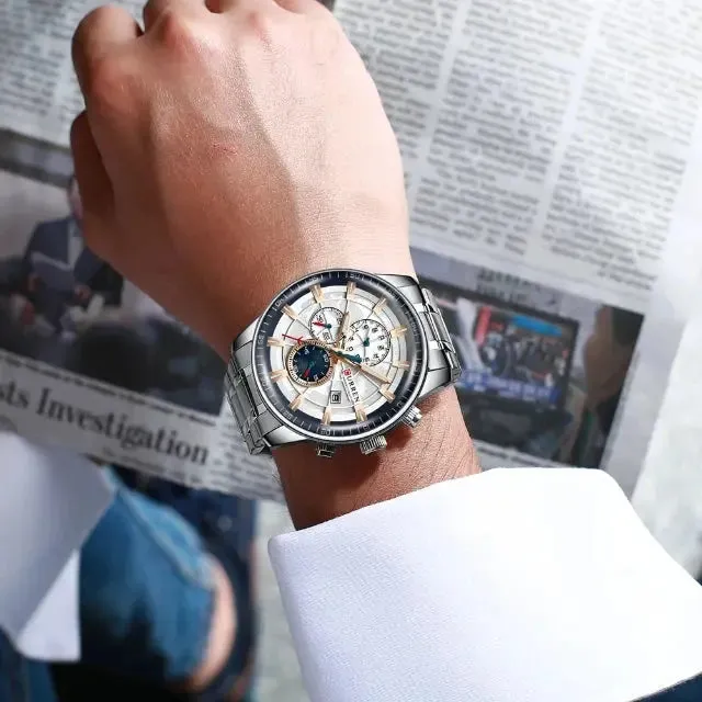 Top Luxury Brand Fashion Quartz Men's Watch