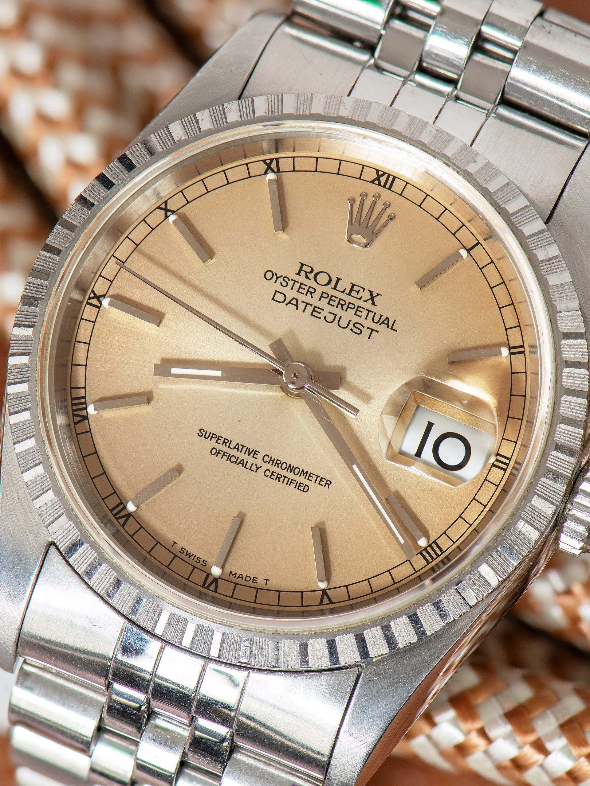 Tropical 1996 Rolex Datejust (Ref. 16220) Silver Dial