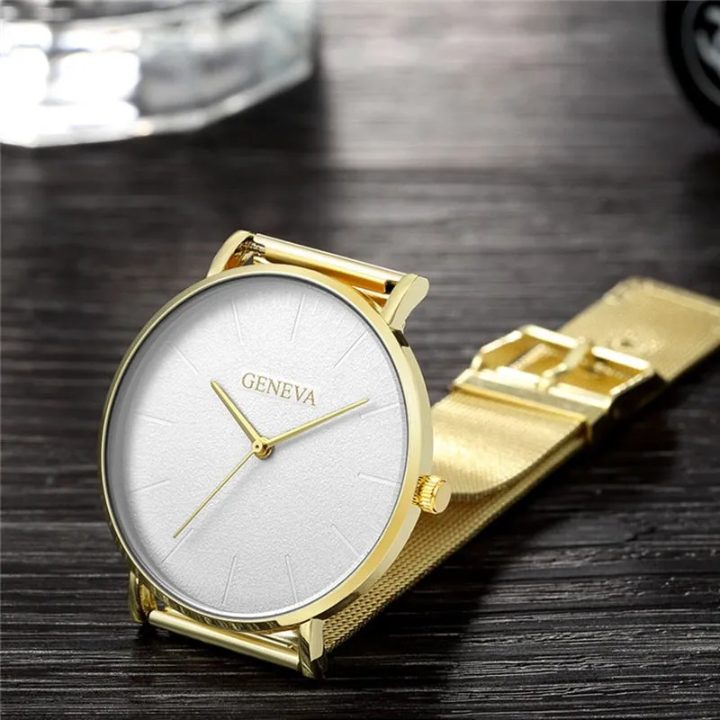 Ultra Thin Newretro.Net Stainless Steel Watch