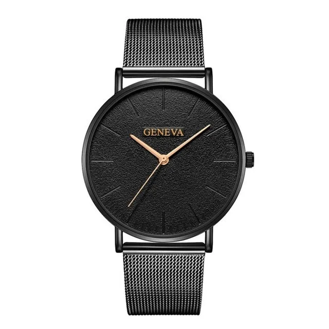 Ultra Thin Newretro.Net Stainless Steel Watch