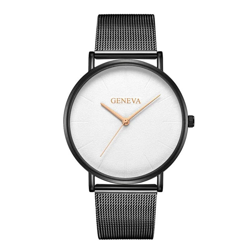 Ultra Thin Newretro.Net Stainless Steel Watch