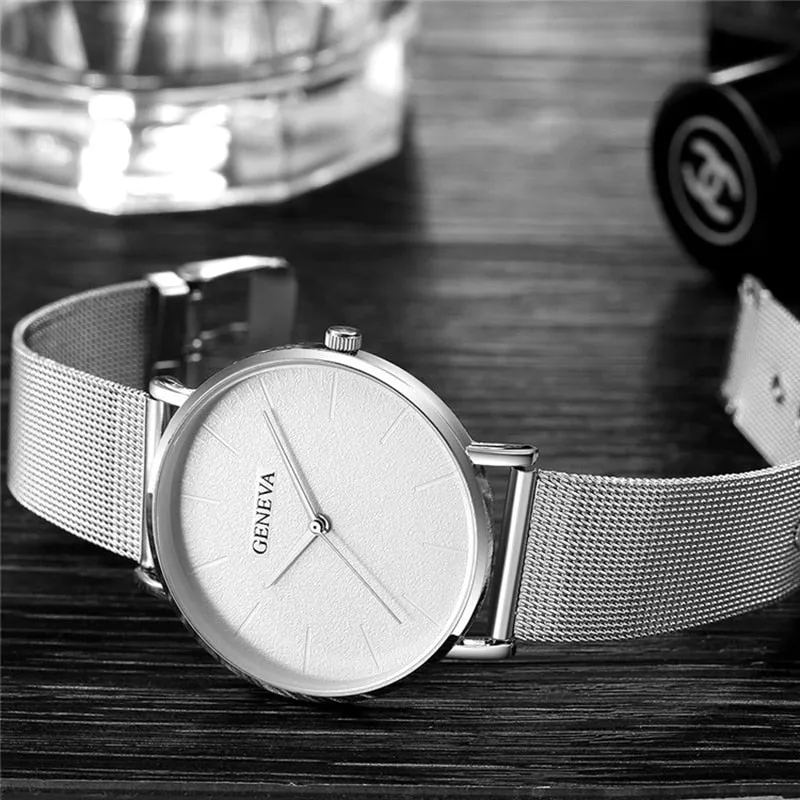 Ultra Thin Newretro.Net Stainless Steel Watch