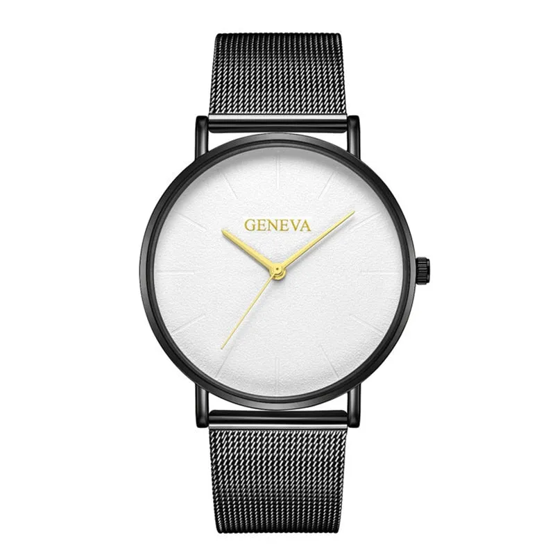 Ultra Thin Newretro.Net Stainless Steel Watch