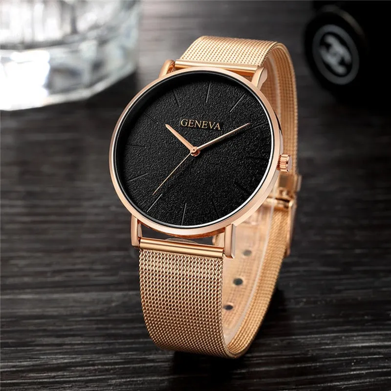 Ultra Thin Newretro.Net Stainless Steel Watch