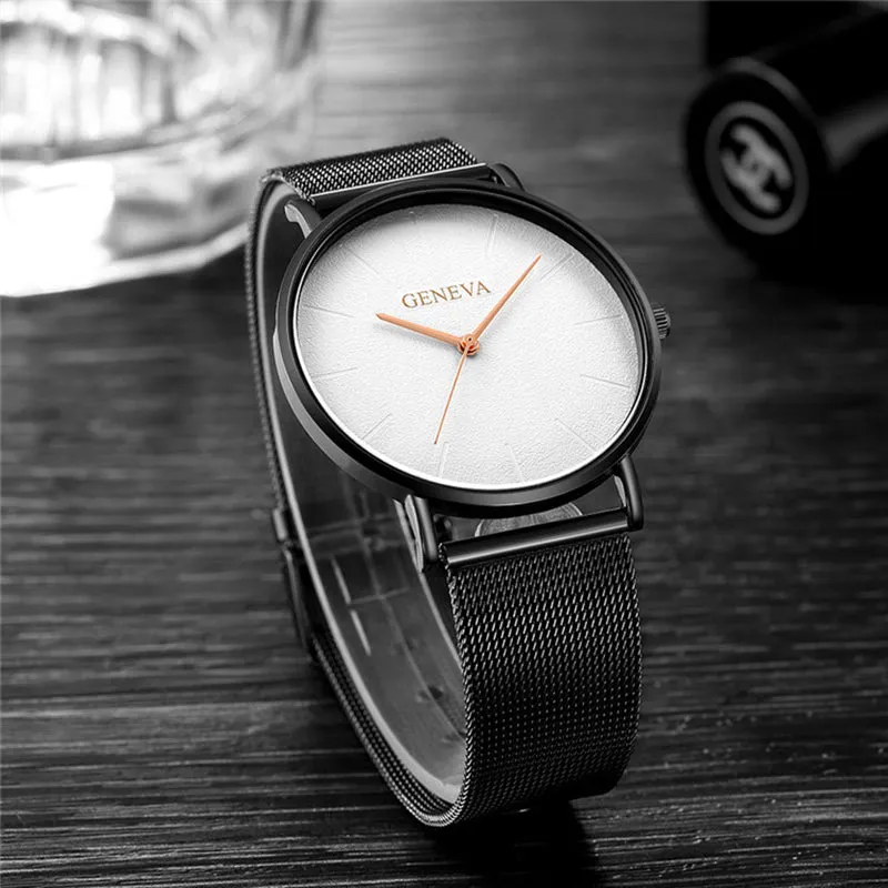 Ultra Thin Newretro.Net Stainless Steel Watch