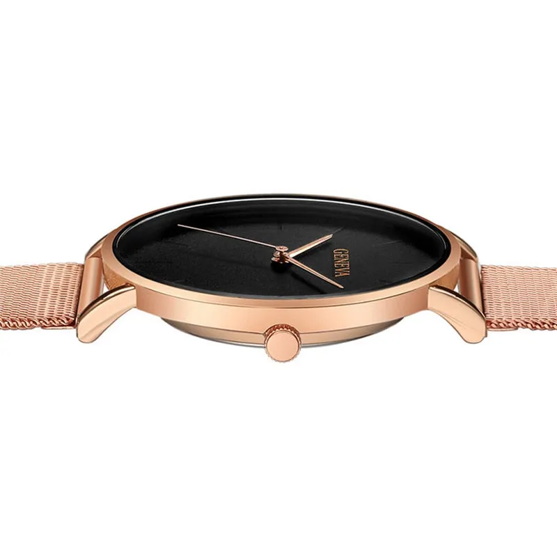 Ultra Thin Newretro.Net Stainless Steel Watch