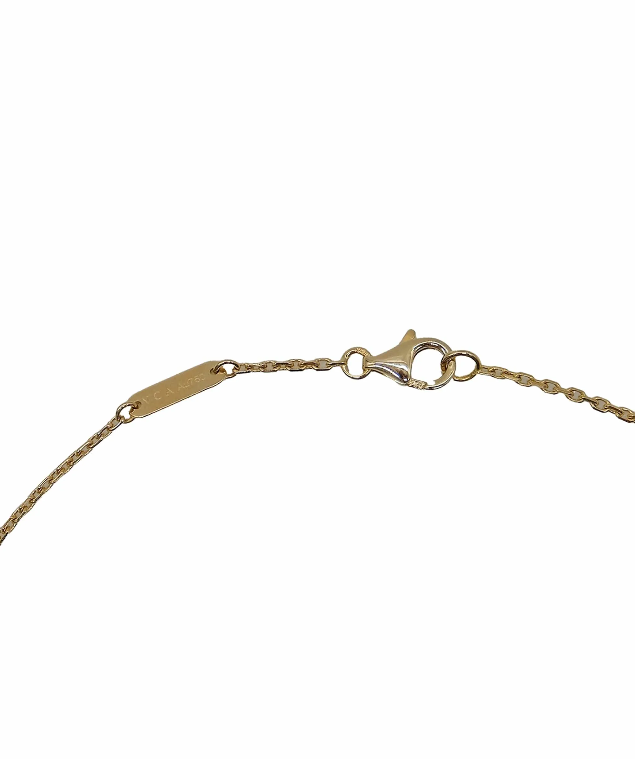 VCA Magic Tiger Eye Necklace Butterfly DXBS0272