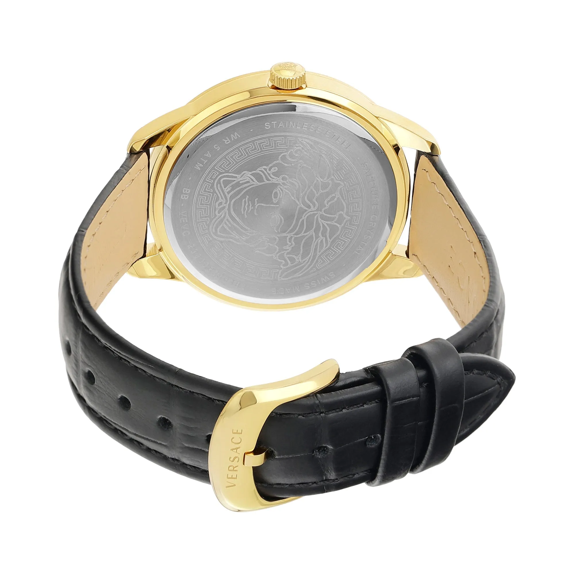 Versace Black Dial Analog Women Watch - VEVC00319