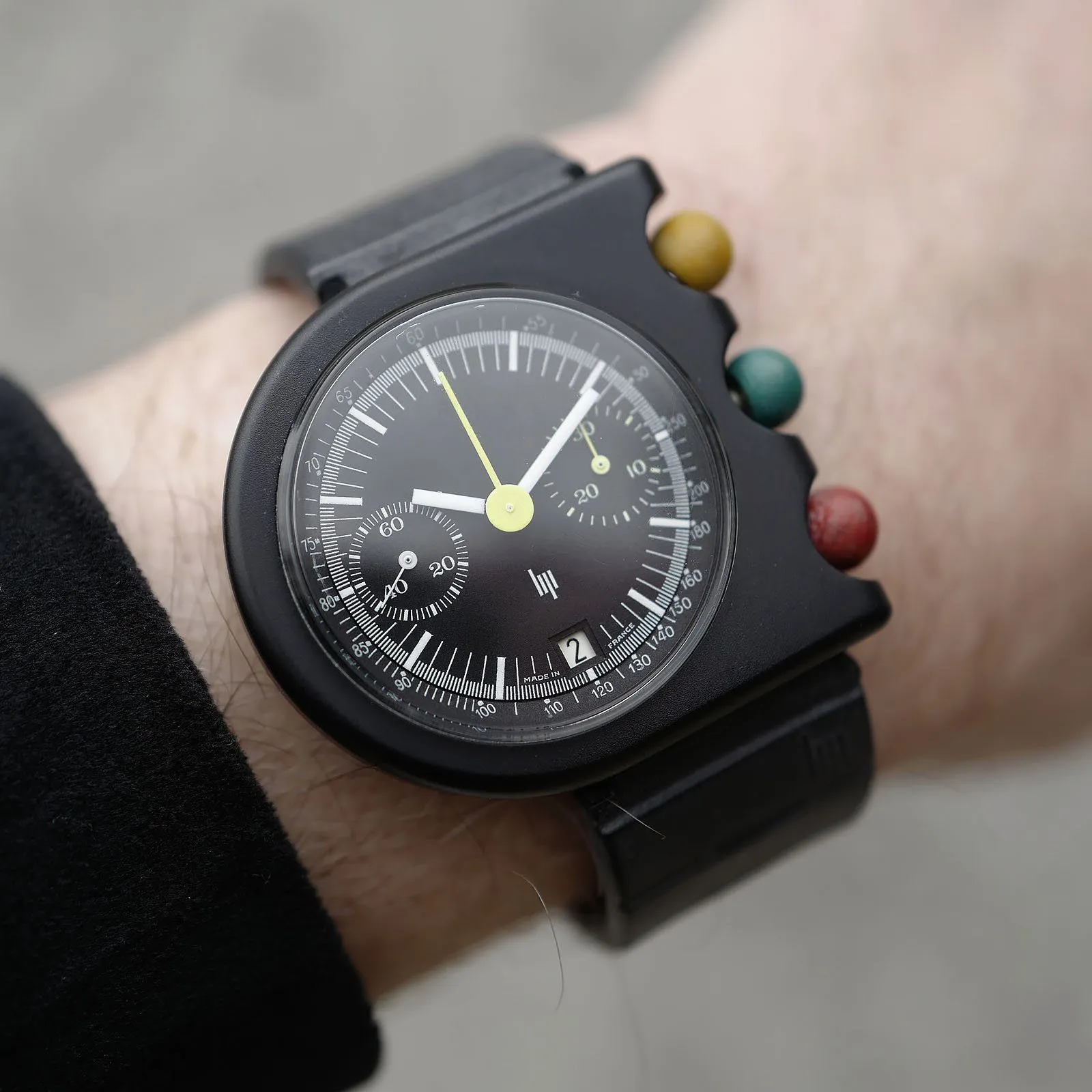 Vintage NOS Lip Mach 2000 Chronograph