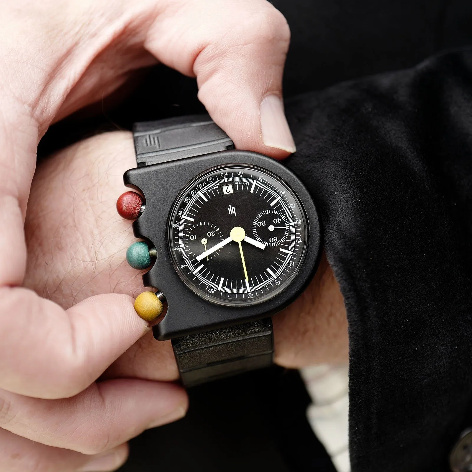 Vintage NOS Lip Mach 2000 Chronograph