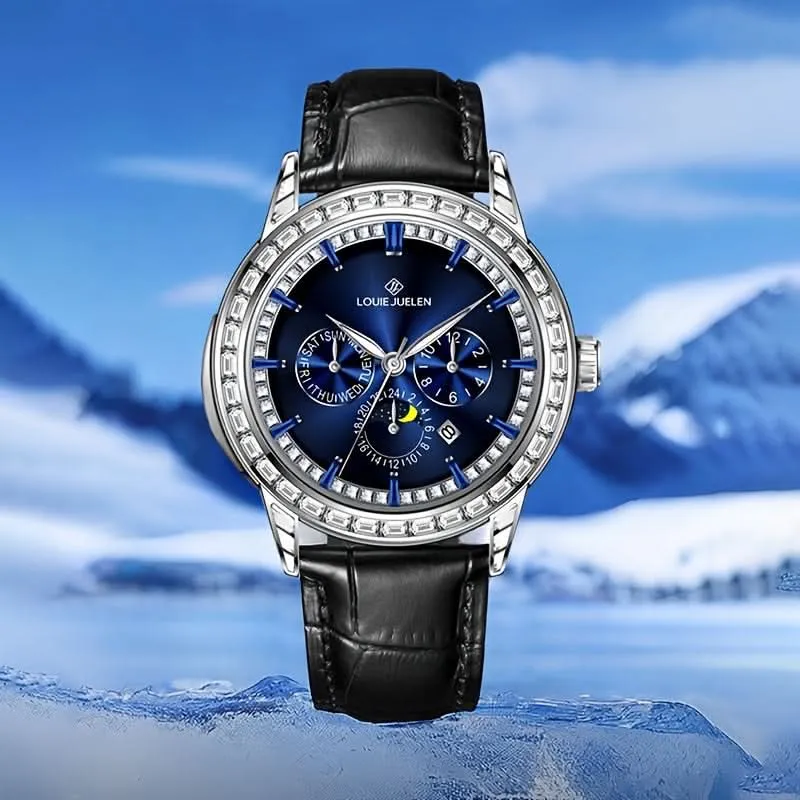 Watch King Men's Fashion Mechanical Watch, Waterproof, Glow-in-the-Dark