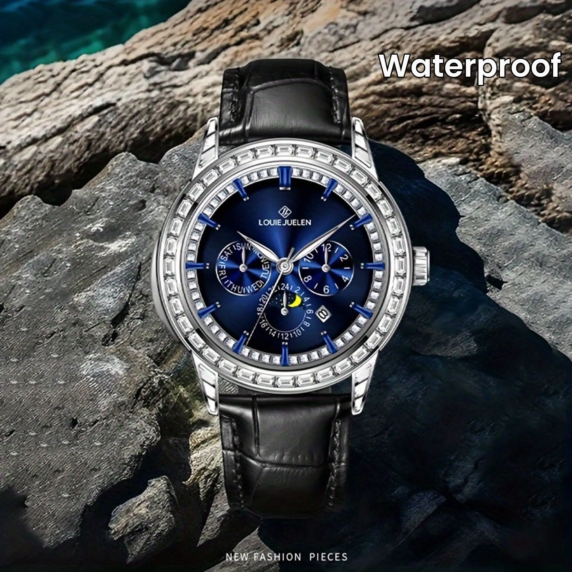 Watch King Men's Fashion Mechanical Watch, Waterproof, Glow-in-the-Dark
