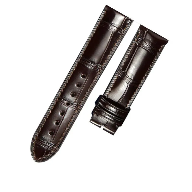 WATCHESMATE Brown Leather Watch Straps Suitable for Longines