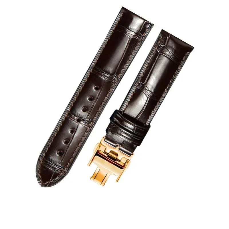 WATCHESMATE Brown Leather Watch Straps Suitable for Longines