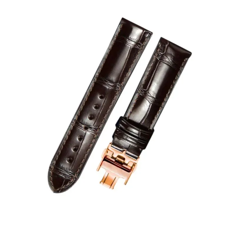 WATCHESMATE Brown Leather Watch Straps Suitable for Longines