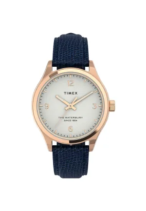 Waterbury Traditional 3-Hand 34mm Leather Band