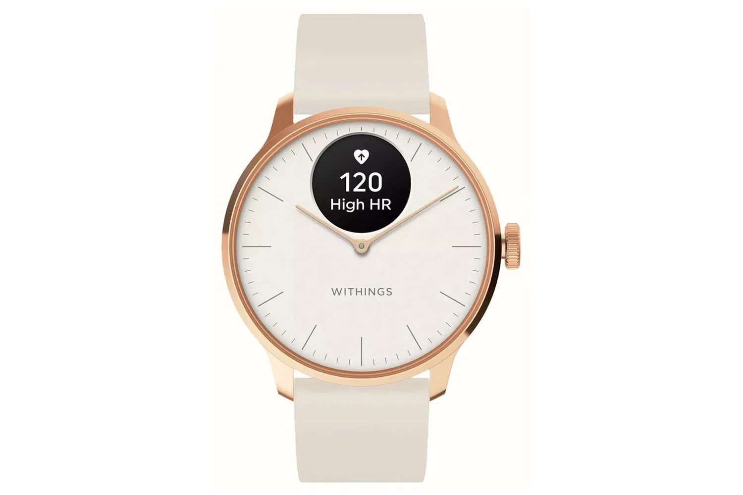 Withings ScanWatch Light | 37mm | Rose Gold White