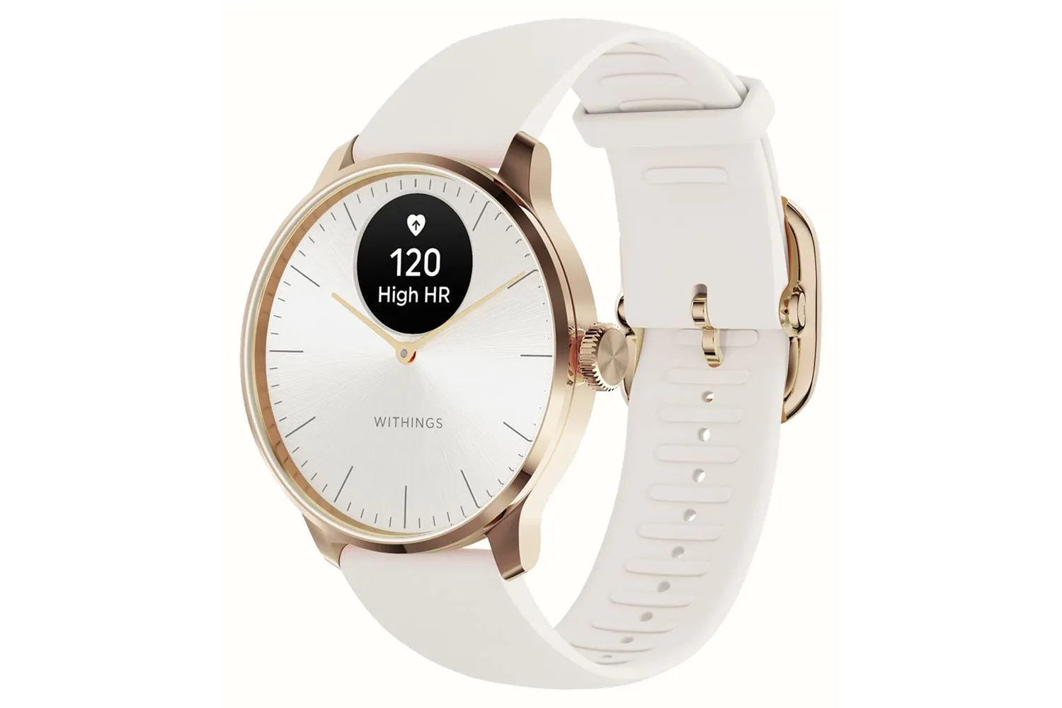 Withings ScanWatch Light | 37mm | Rose Gold White