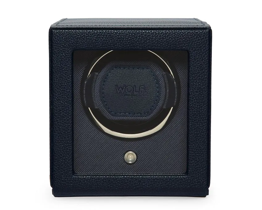 WOLF Cub Single Winder With Cover - Navy