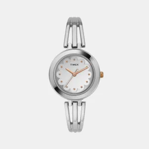 Women's Silver Analog Stainless Steel Watch TWTL10310