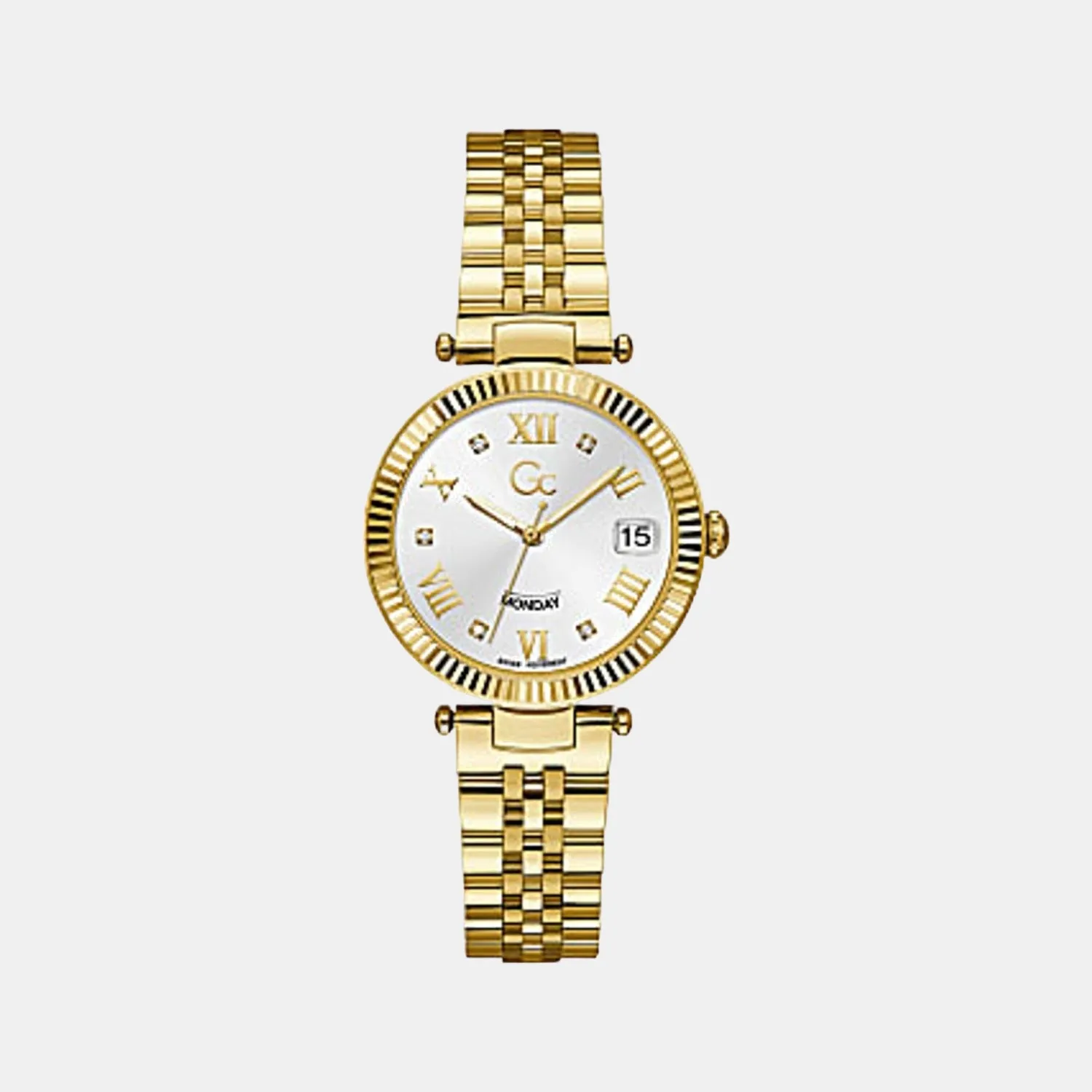 Women's White Analog Stainless Steel Watch Z01004L1MF