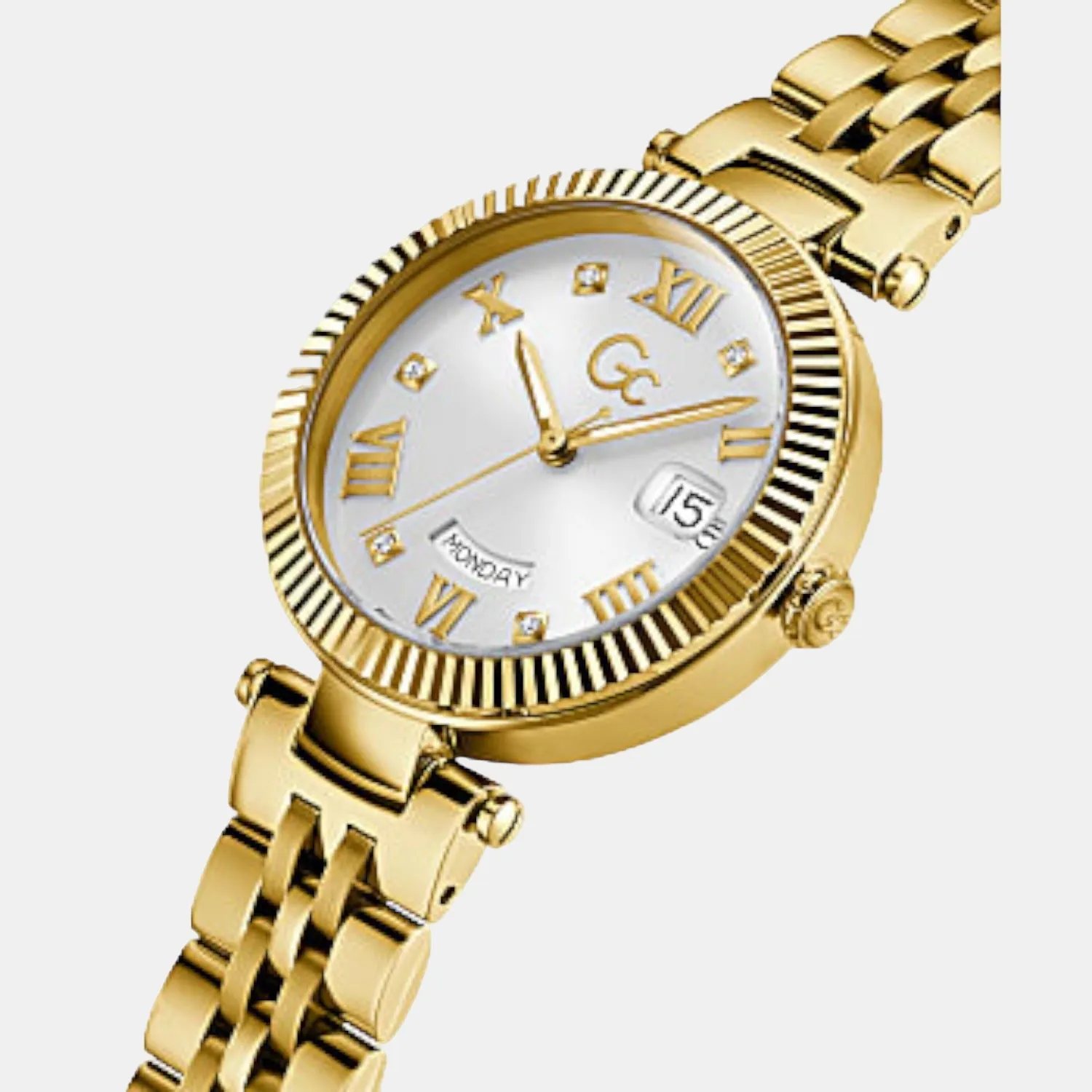 Women's White Analog Stainless Steel Watch Z01004L1MF